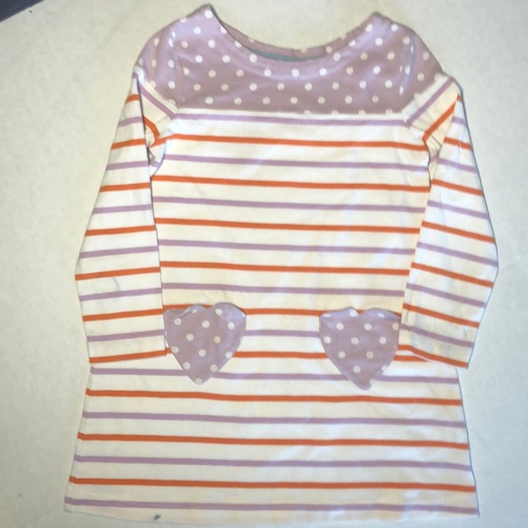 Mini Boden Other - Mini Boden Dress, Front Heart Pockets, Size 4-5T